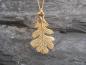 Preview: Leaf gold plated