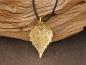 Preview: Leaf gold plated