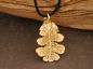Preview: Leaf gold plated