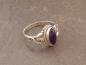 Preview: Silberring mit Amethyst
