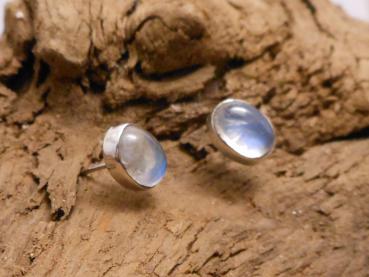 Earstudd Silver Moonstone
