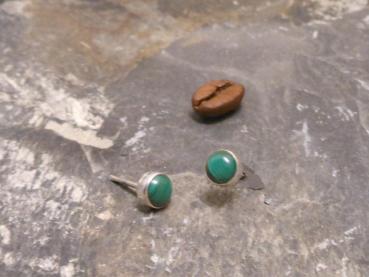 Earstudd Silver Malakite