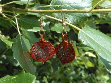 Leaf Copper  Earrings