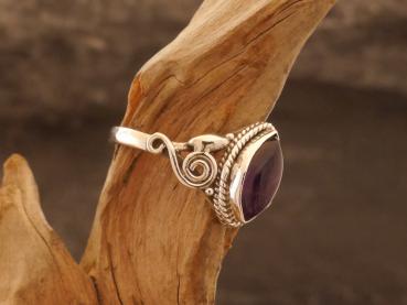 Silberring mit Amethyst