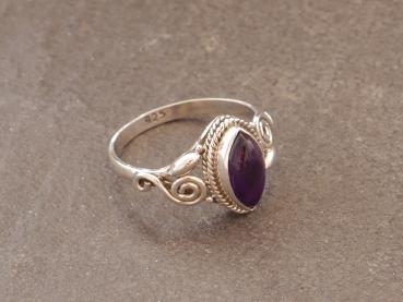 Silberring mit Amethyst