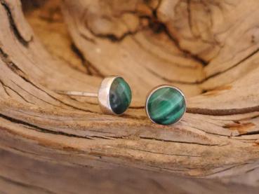 Earstudd Silver Malakite