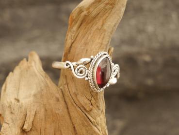 Silverring Garnet