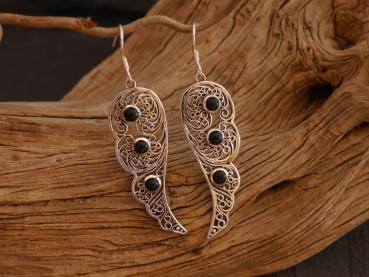 Earrings Silver   Agate