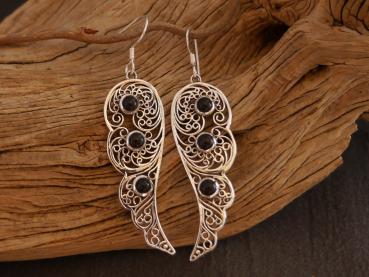Earrings Silver   Agate