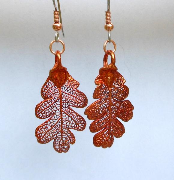 Leaf Copper  Earrings