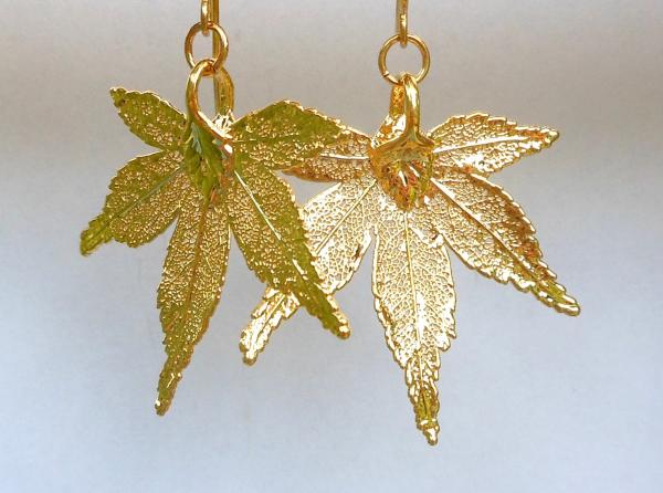 Leaf Copper goldplated Earrings
