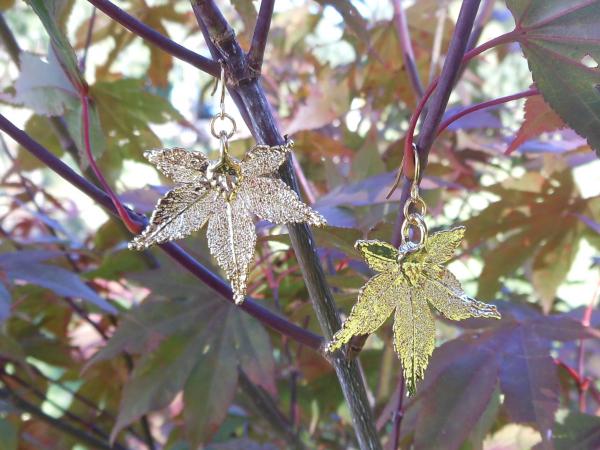Leaf Copper goldplated Earrings