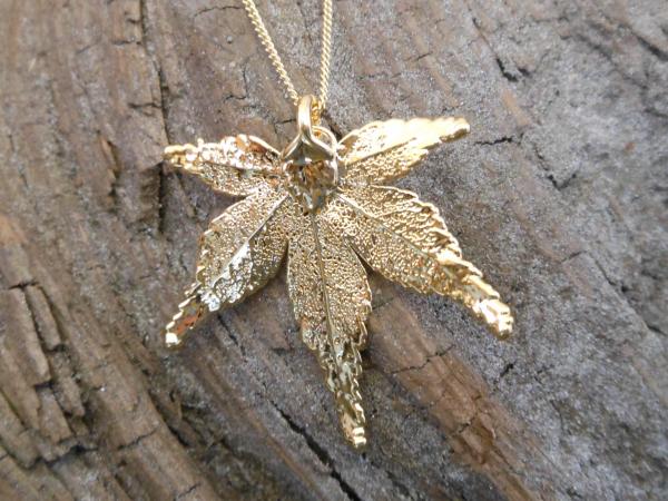 Leaf gold plated