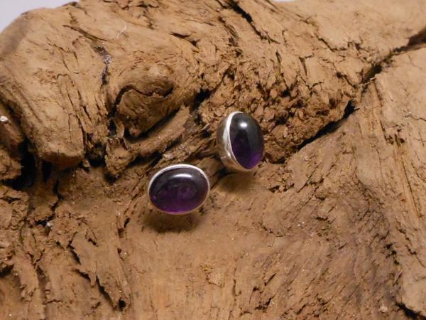 Earstudd Silver Amethyst