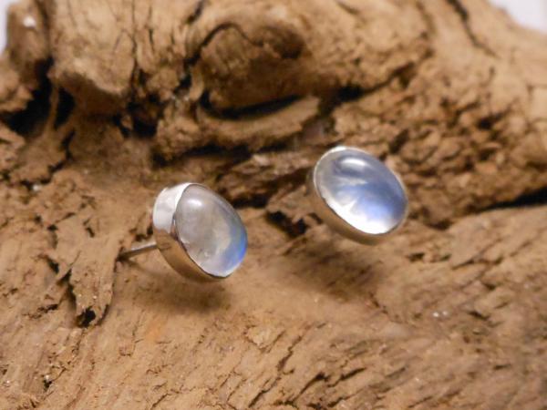 Earstudd Silver Moonstone
