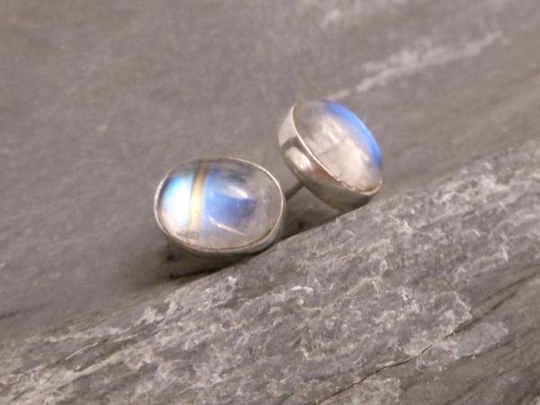 Earstudd Silver Moonstone