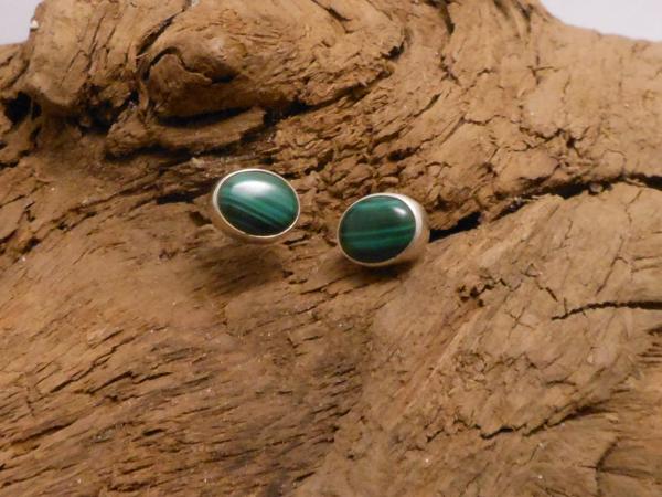 Earstudd Silver Malakite