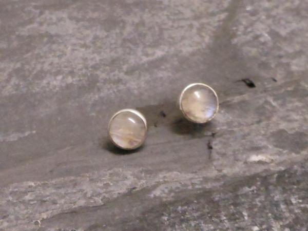 Earstudd Silver Moonstone
