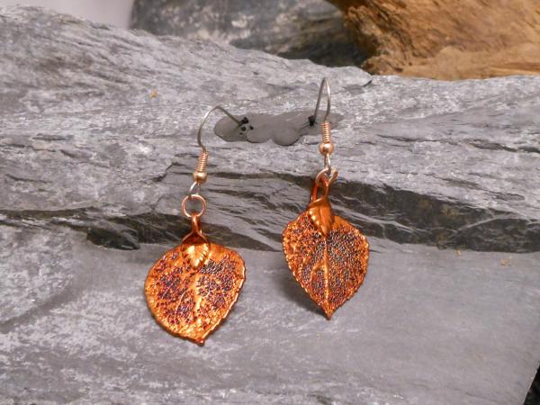 Leaf Copper  Earrings