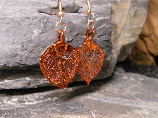 Leaf Copper  Earrings
