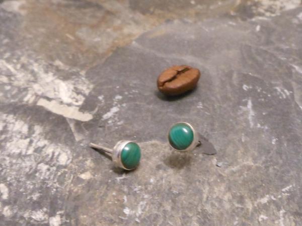 Earstudd Silver Malakite