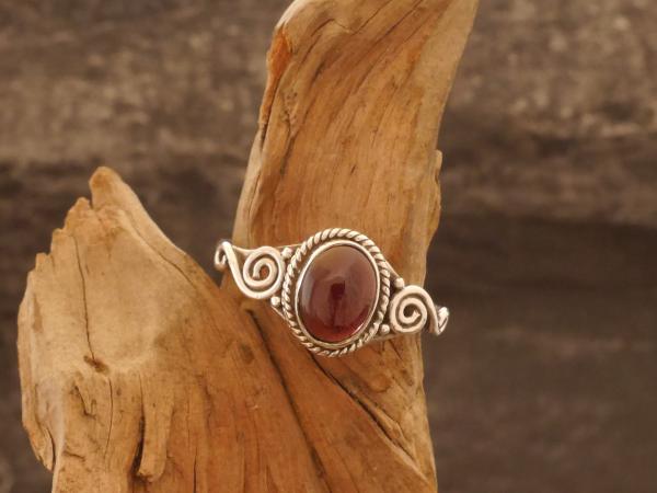 Silverring Garnet