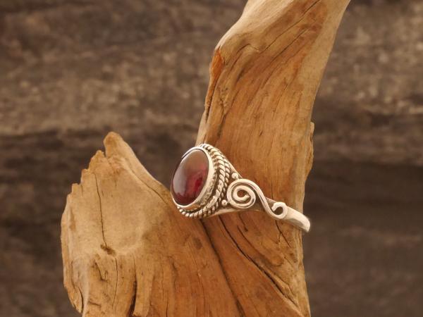 Silverring Garnet