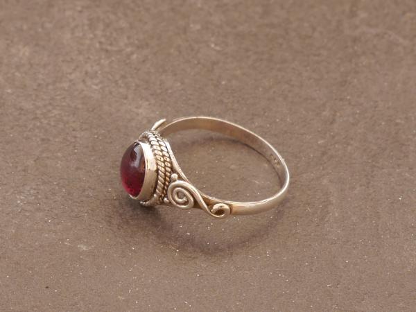 Silverring Garnet
