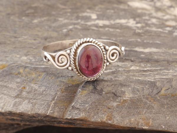 Silverring Garnet