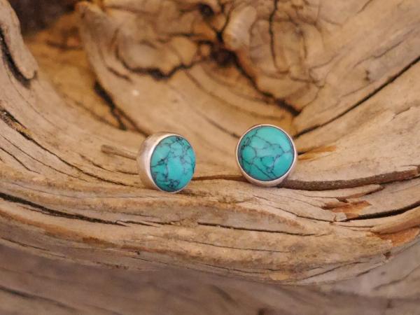 Earstudd Silver Turquoise