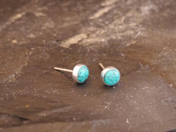 Earstudd Silver Turquoise