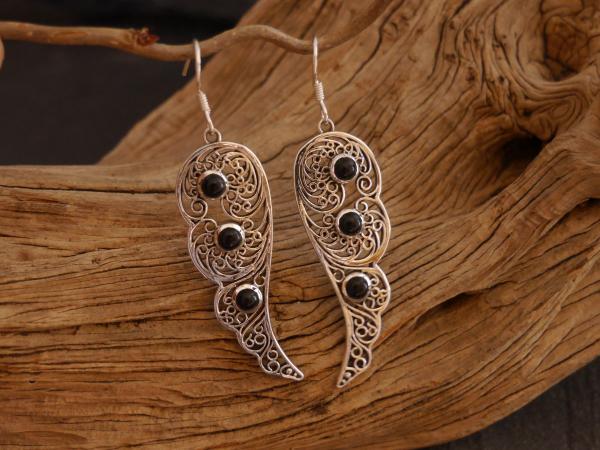 Earrings Silver   Agate