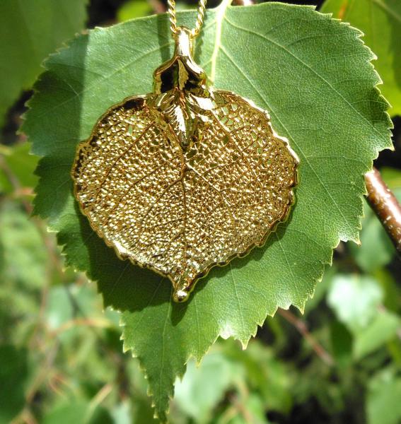 Leaf gold plated