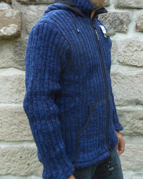Wolljacke aus Schafswolle in Gr. L